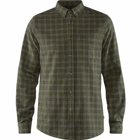 Fjallraven Övik Shirts Green Singapore For Men (SG-488489)